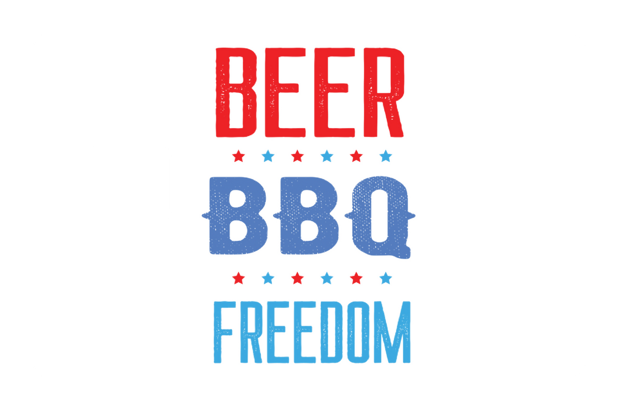 BEER, BBQ, FREEDOM - Card Covers - Crazy Guy - CUCU Covers