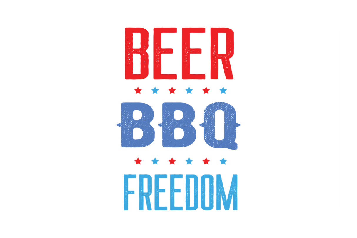 BEER, BBQ, FREEDOM - Card Covers - Crazy Guy - CUCU Covers