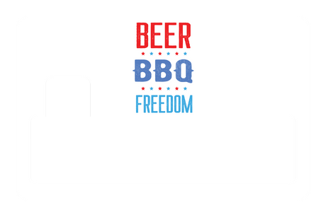 BEER, BBQ, FREEDOM - Card Covers - Crazy Guy - CUCU Covers