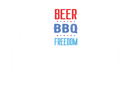 BEER, BBQ, FREEDOM - Card Covers - Crazy Guy - CUCU Covers