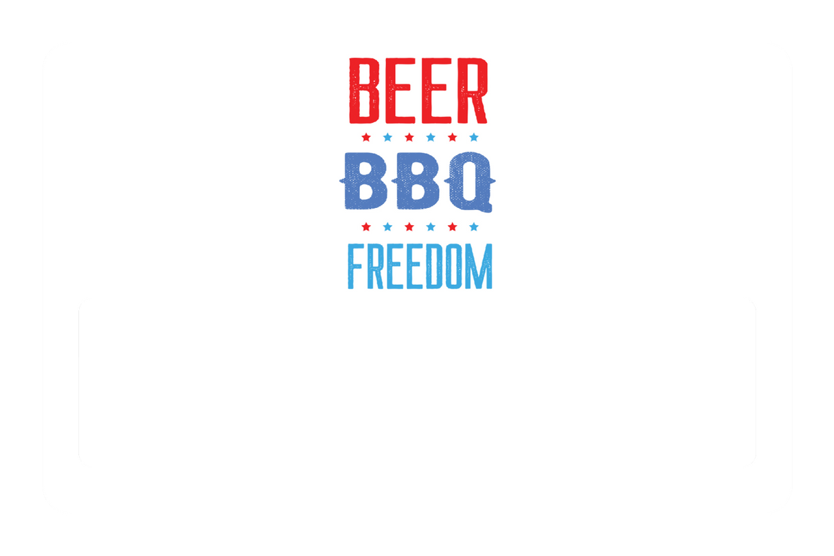 BEER, BBQ, FREEDOM - Card Covers - Crazy Guy - CUCU Covers