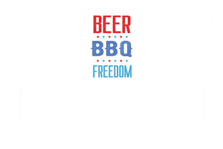 BEER, BBQ, FREEDOM - Card Covers - Crazy Guy - CUCU Covers