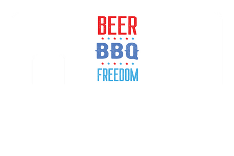 BEER, BBQ, FREEDOM - Card Covers - Crazy Guy - CUCU Covers