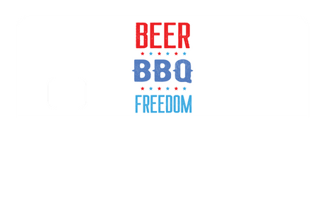 BEER, BBQ, FREEDOM - Card Covers - Crazy Guy - CUCU Covers