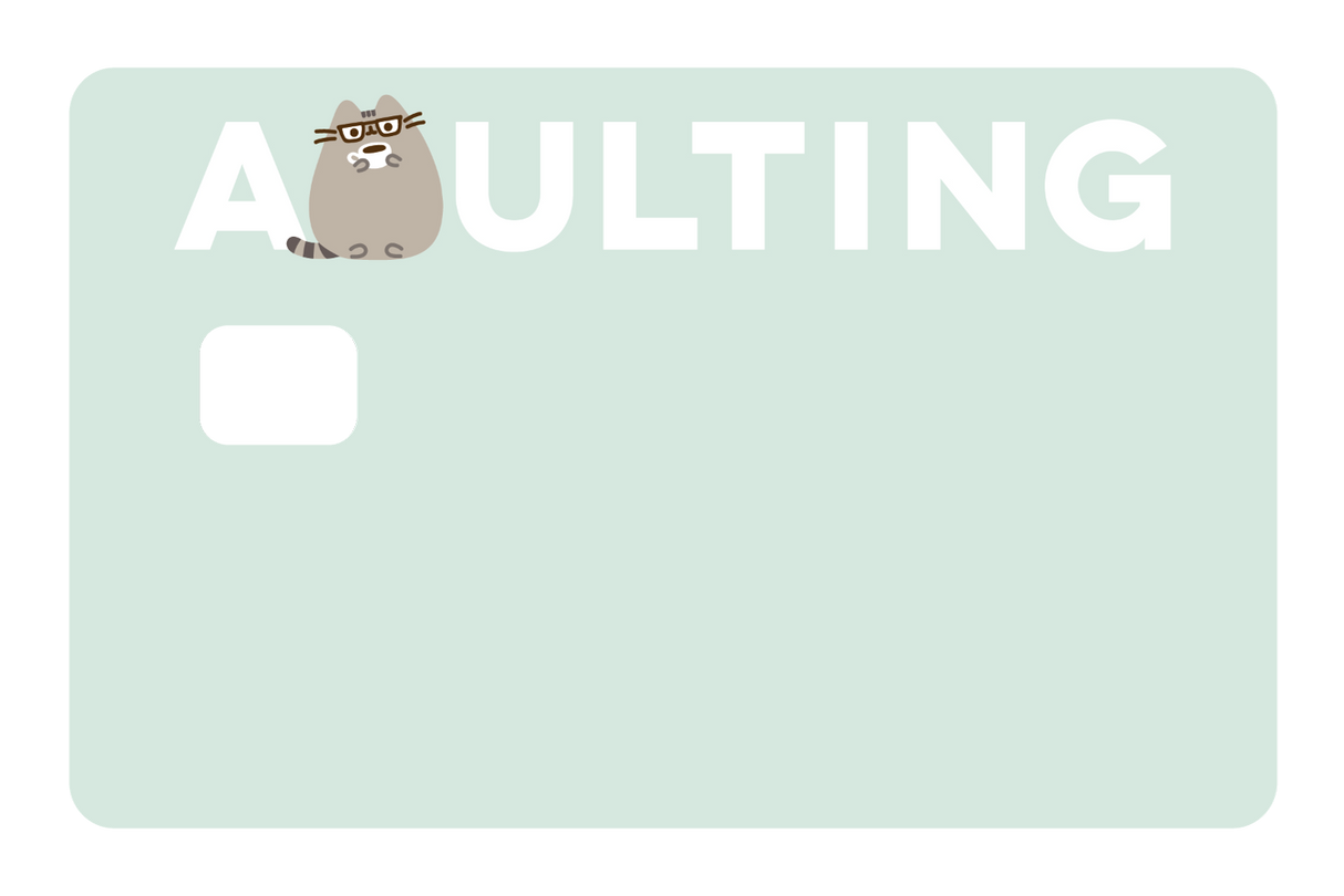 Adulting Pusheen - Card Covers - Pusheen - CUCU Covers