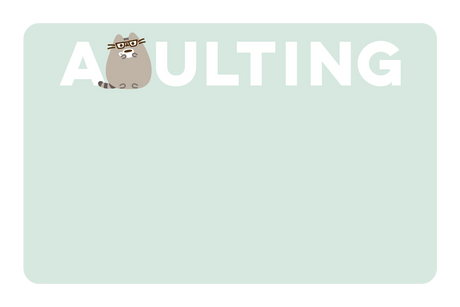 Adulting Pusheen - Card Covers - Pusheen - CUCU Covers