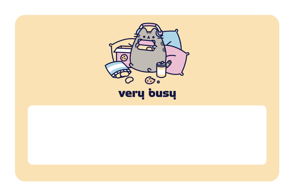 Very Busy - Card Covers - Pusheen - CUCU Covers