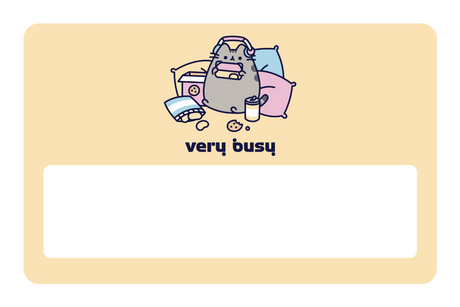 Very Busy - Card Covers - Pusheen - CUCU Covers