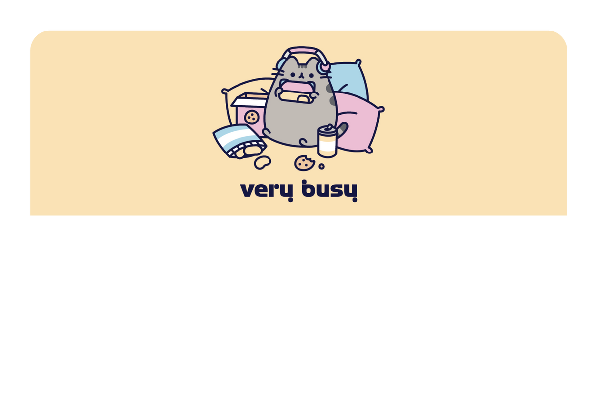 Very Busy - Card Covers - Pusheen - CUCU Covers