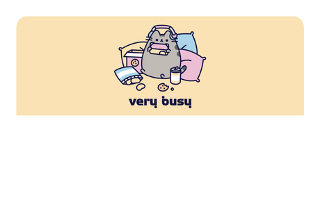 Very Busy - Card Covers - Pusheen - CUCU Covers