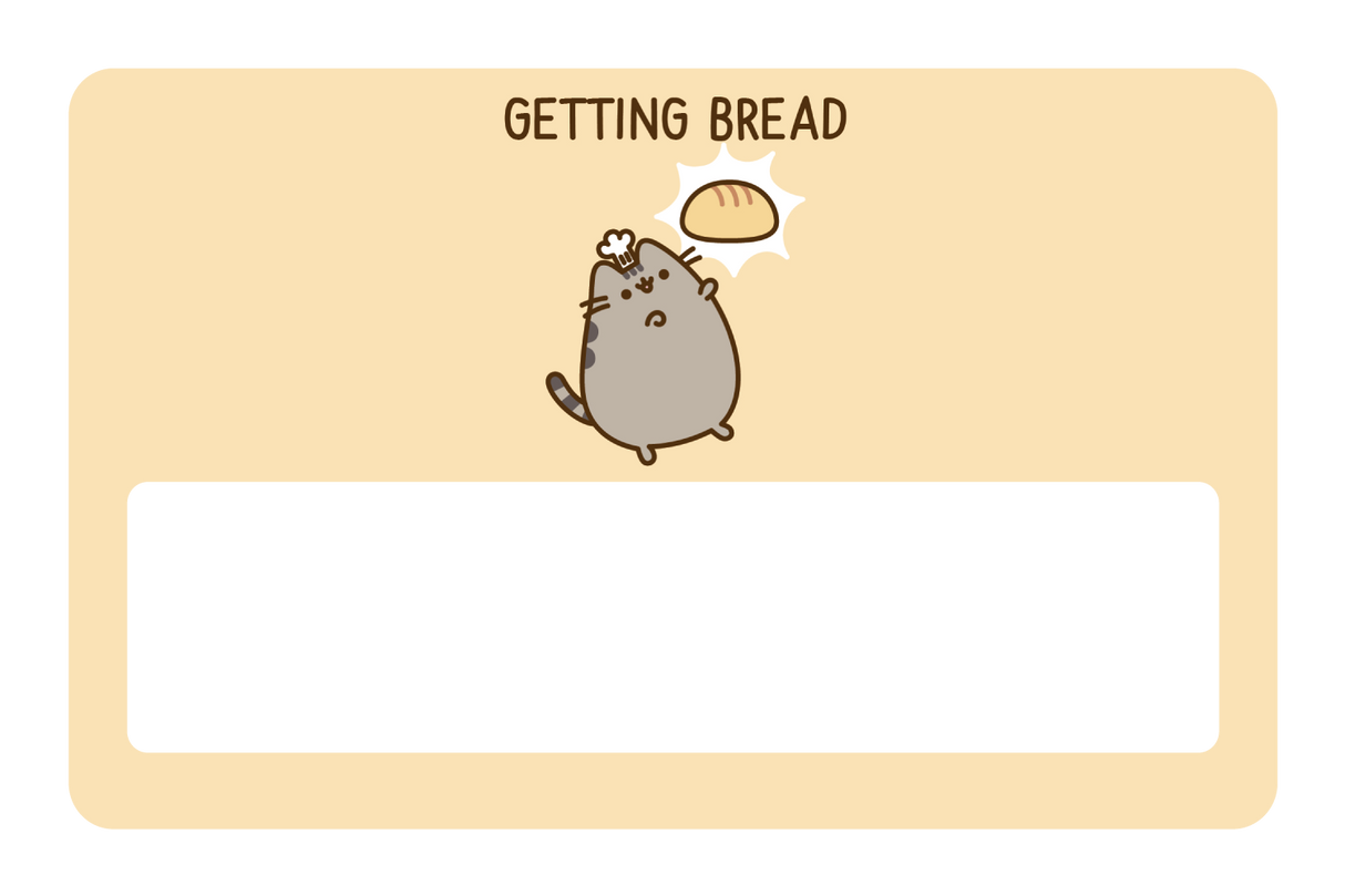 Getting Bread - Card Covers - Pusheen - CUCU Covers