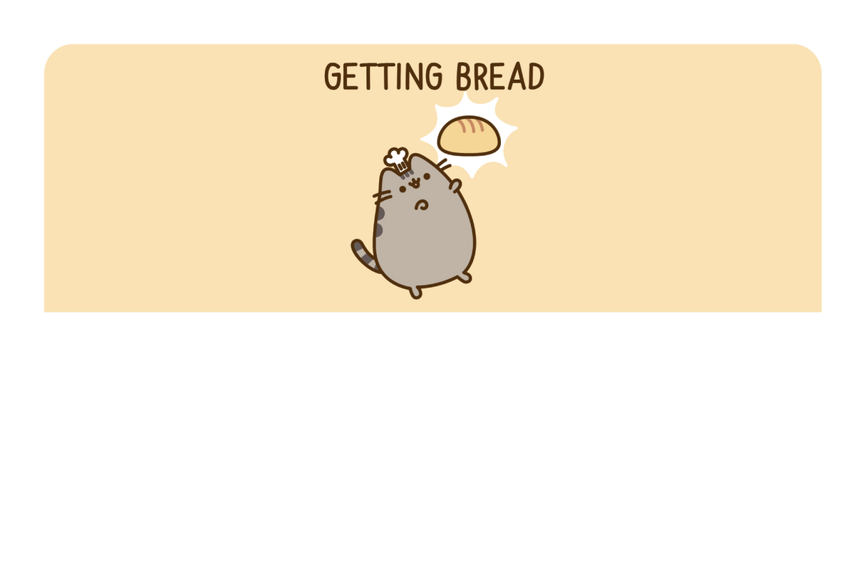 Getting Bread - Card Covers - Pusheen - CUCU Covers