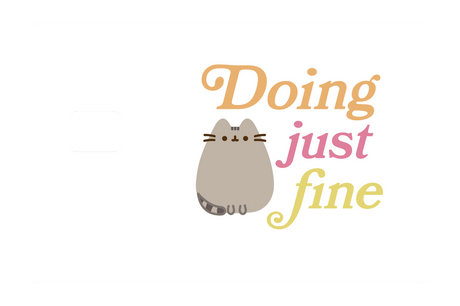 Doing Just Fine - Card Covers - Pusheen - CUCU Covers