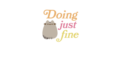 Doing Just Fine - Card Covers - Pusheen - CUCU Covers