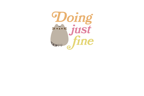 Doing Just Fine - Card Covers - Pusheen - CUCU Covers