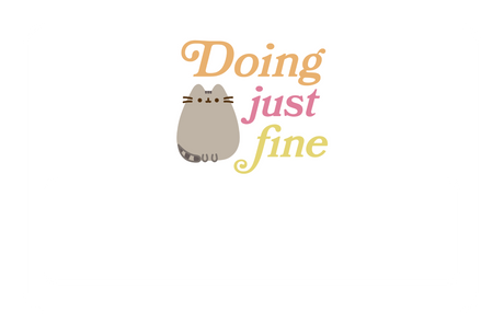 Doing Just Fine - Card Covers - Pusheen - CUCU Covers