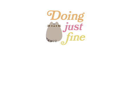 Doing Just Fine - Card Covers - Pusheen - CUCU Covers