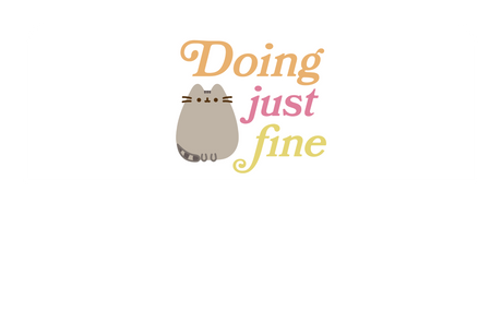 Doing Just Fine - Card Covers - Pusheen - CUCU Covers