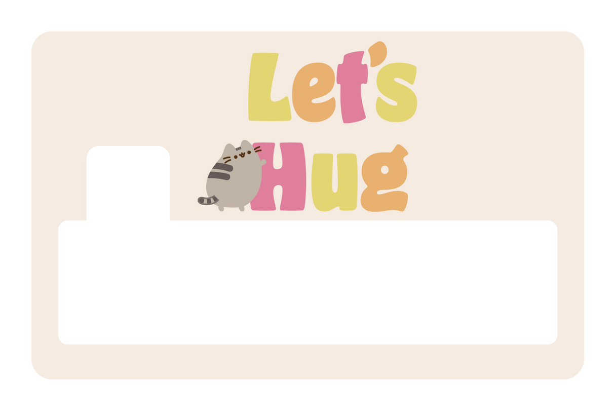 Let's Hug - Card Covers - Pusheen - CUCU Covers