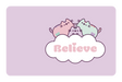 Believe - Card Covers - Pusheen - CUCU Covers