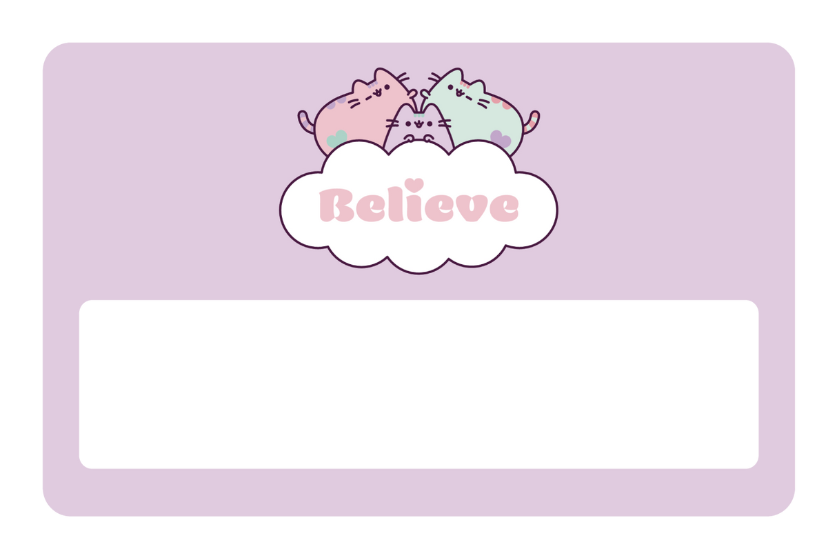 Believe - Card Covers - Pusheen - CUCU Covers