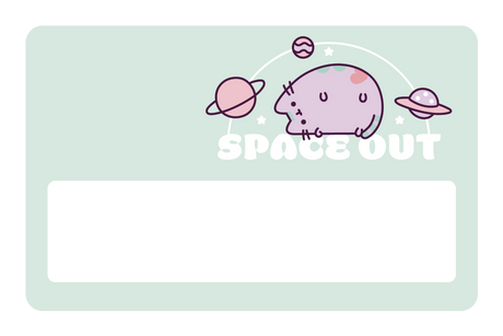 Spaced out - Card Covers - Pusheen - CUCU Covers