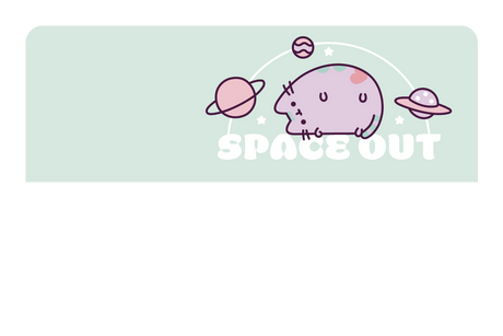 Spaced out - Card Covers - Pusheen - CUCU Covers