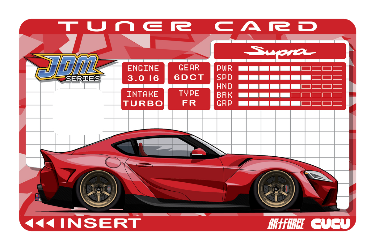 A90 Supra Tuner Card - Card Covers - Artforce - CUCU Covers