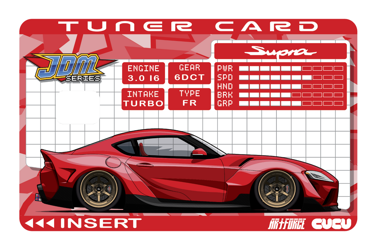 A90 Supra Tuner Card - Card Covers - Artforce - CUCU Covers