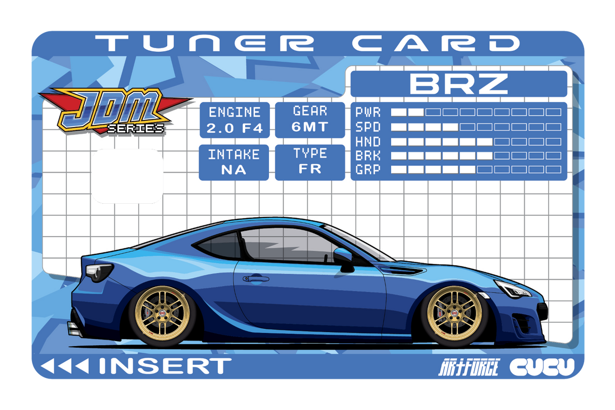 BRZ Tuner Card - Card Covers - Artforce - CUCU Covers