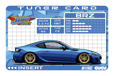 BRZ Tuner Card - Card Covers - Artforce - CUCU Covers