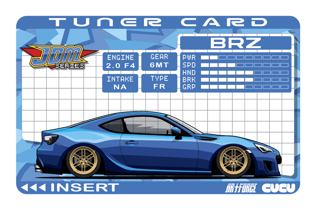 BRZ Tuner Card - Card Covers - Artforce - CUCU Covers