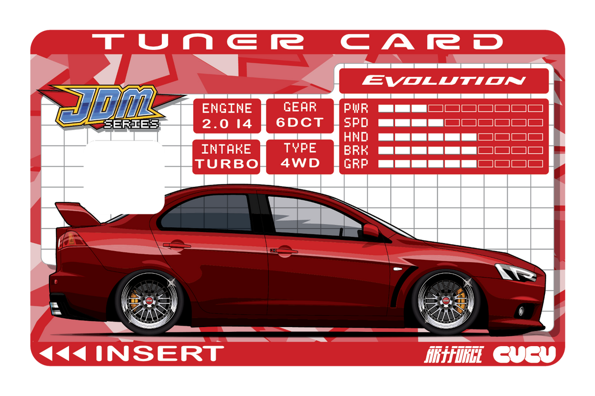 Evo X Tuner Card - Card Covers - Artforce - CUCU Covers