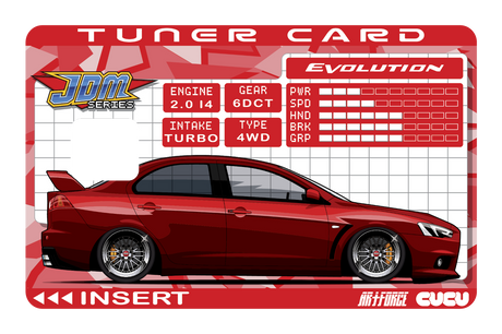 Evo X Tuner Card - Card Covers - Artforce - CUCU Covers