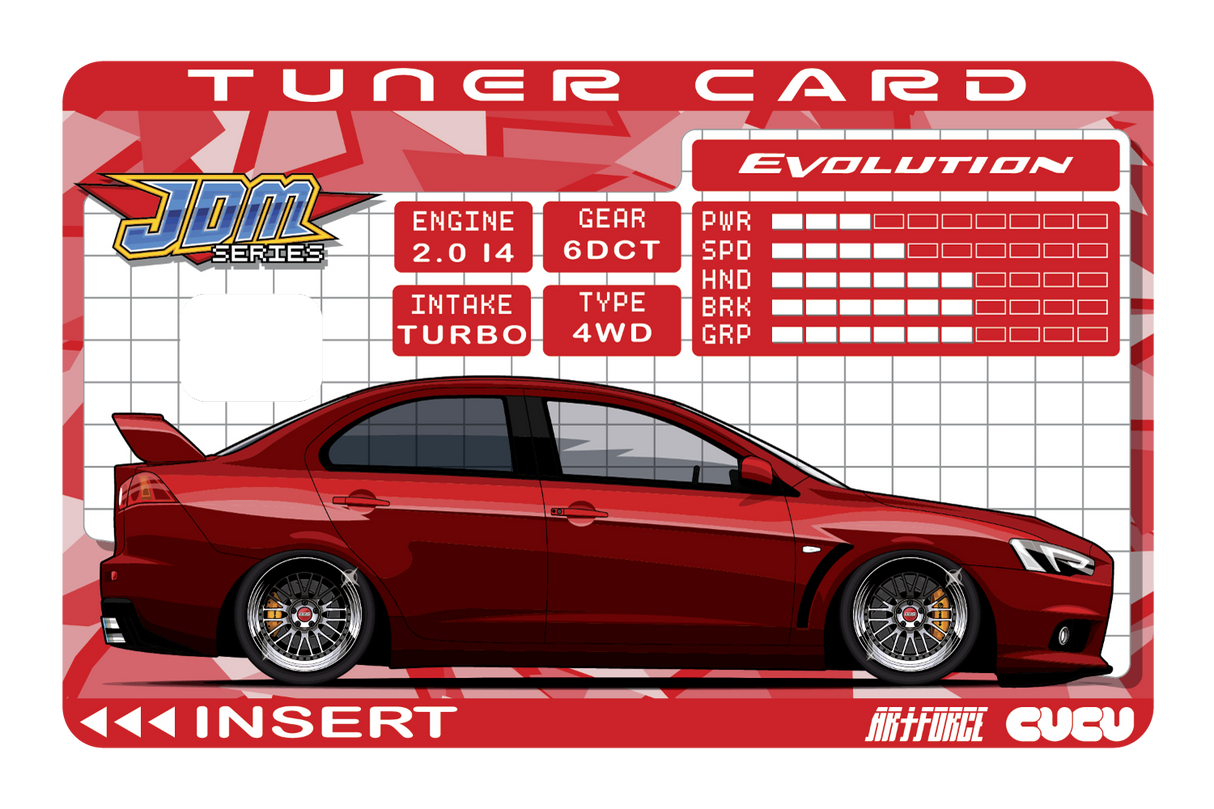 Evo X Tuner Card - Card Covers - Artforce - CUCU Covers