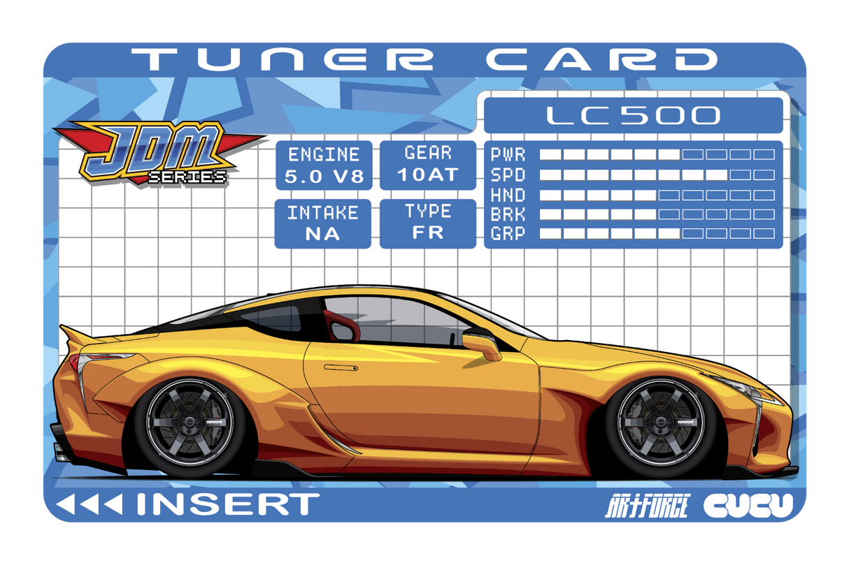 LC500 Tuner Card - Card Covers - Artforce - CUCU Covers