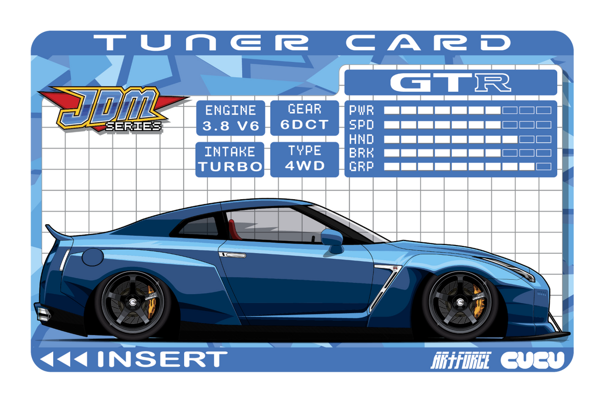 R35 GTR Tuner Card - Card Covers - Artforce - CUCU Covers