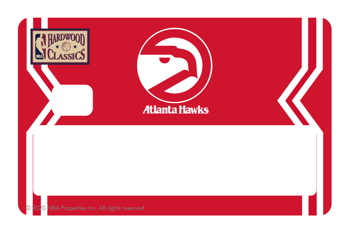 Atlanta Hawks: Away Warmups Hardwood Classics