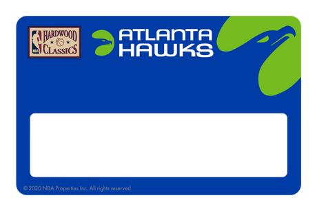 Atlanta Hawks: Throwback Hardwood Classics - Card Covers - NBALAB - CUCU Covers