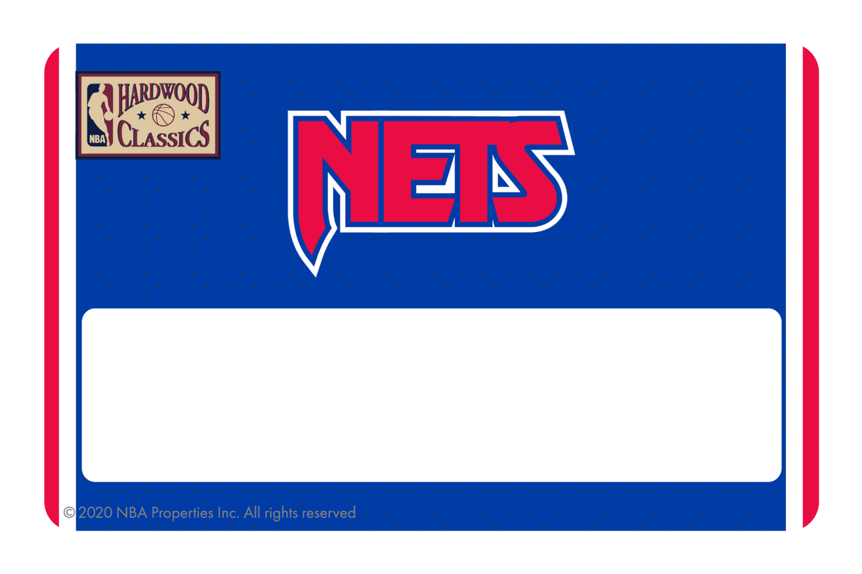 Brooklyn Nets: Away Hardwood Classics - Card Covers - NBALAB - CUCU Covers