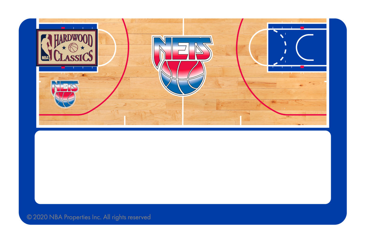 Brooklyn Nets: Retro Courtside Hardwood Classics - Card Covers - NBALAB - CUCU Covers