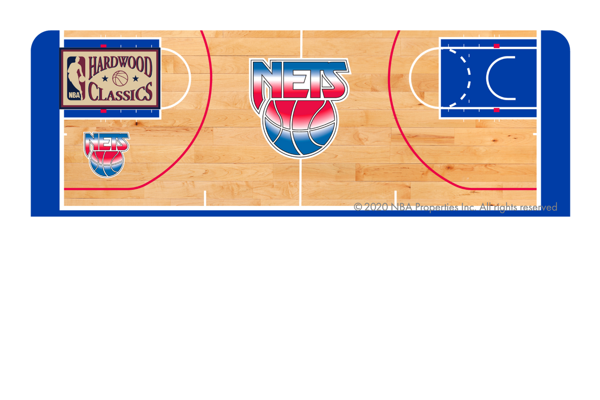 Brooklyn Nets: Retro Courtside Hardwood Classics - Card Covers - NBALAB - CUCU Covers