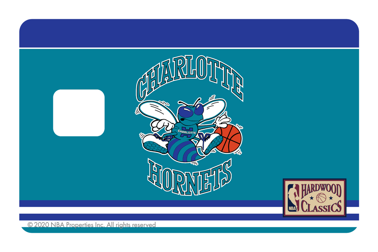 Charlotte Hornets: Away Warmups Hardwood Classics - Card Covers - NBALAB - CUCU Covers