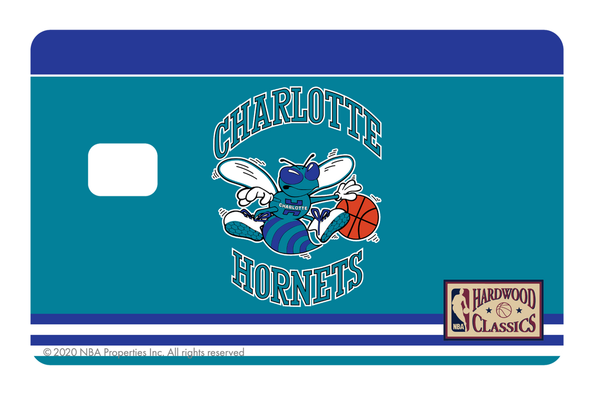 Charlotte Hornets: Away Warmups Hardwood Classics - Card Covers - NBALAB - CUCU Covers