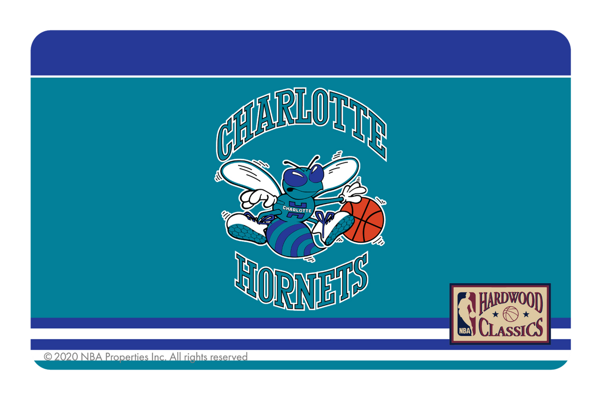 Charlotte Hornets: Away Warmups Hardwood Classics - Card Covers - NBALAB - CUCU Covers