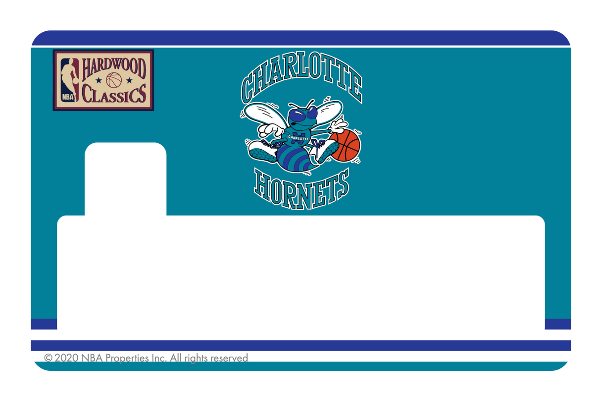 Charlotte Hornets: Away Warmups Hardwood Classics - Card Covers - NBALAB - CUCU Covers