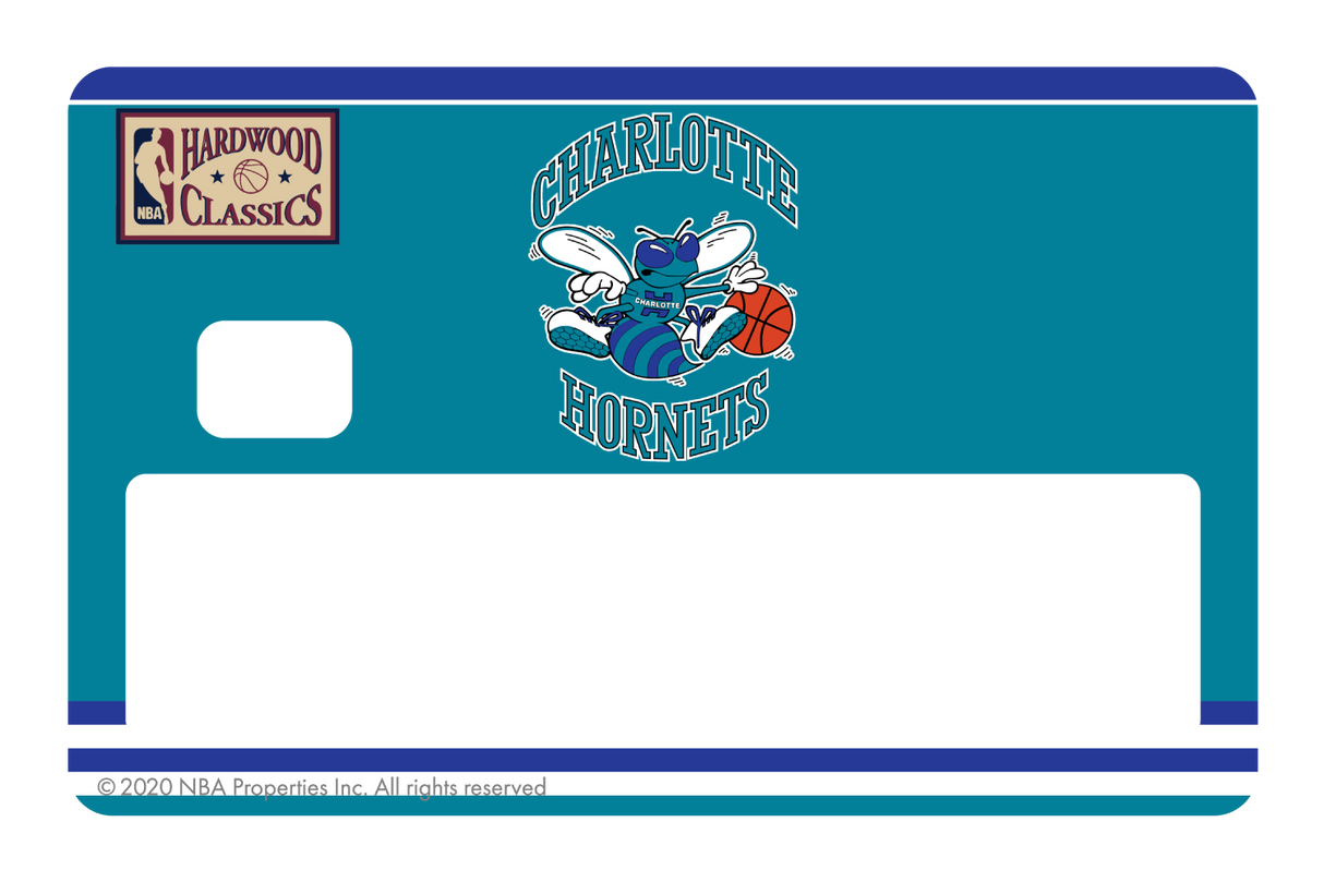 Charlotte Hornets: Away Warmups Hardwood Classics - Card Covers - NBALAB - CUCU Covers