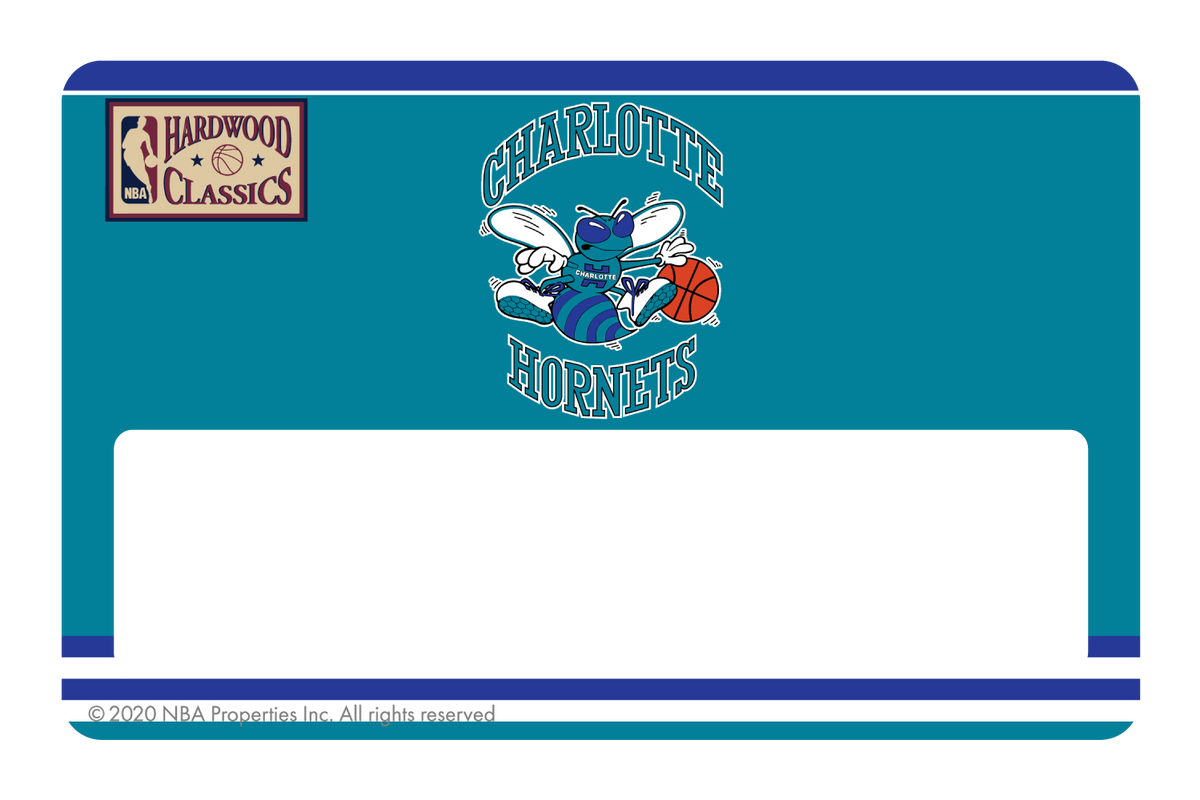 Charlotte Hornets: Away Warmups Hardwood Classics