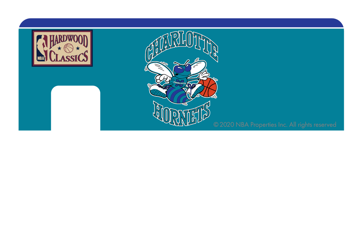 Charlotte Hornets: Away Warmups Hardwood Classics - Card Covers - NBALAB - CUCU Covers