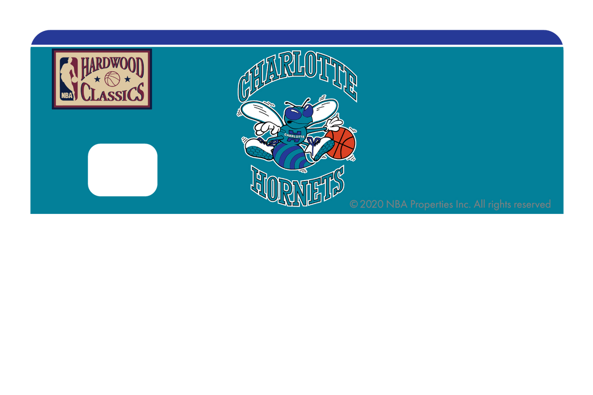 Charlotte Hornets: Away Warmups Hardwood Classics - Card Covers - NBALAB - CUCU Covers